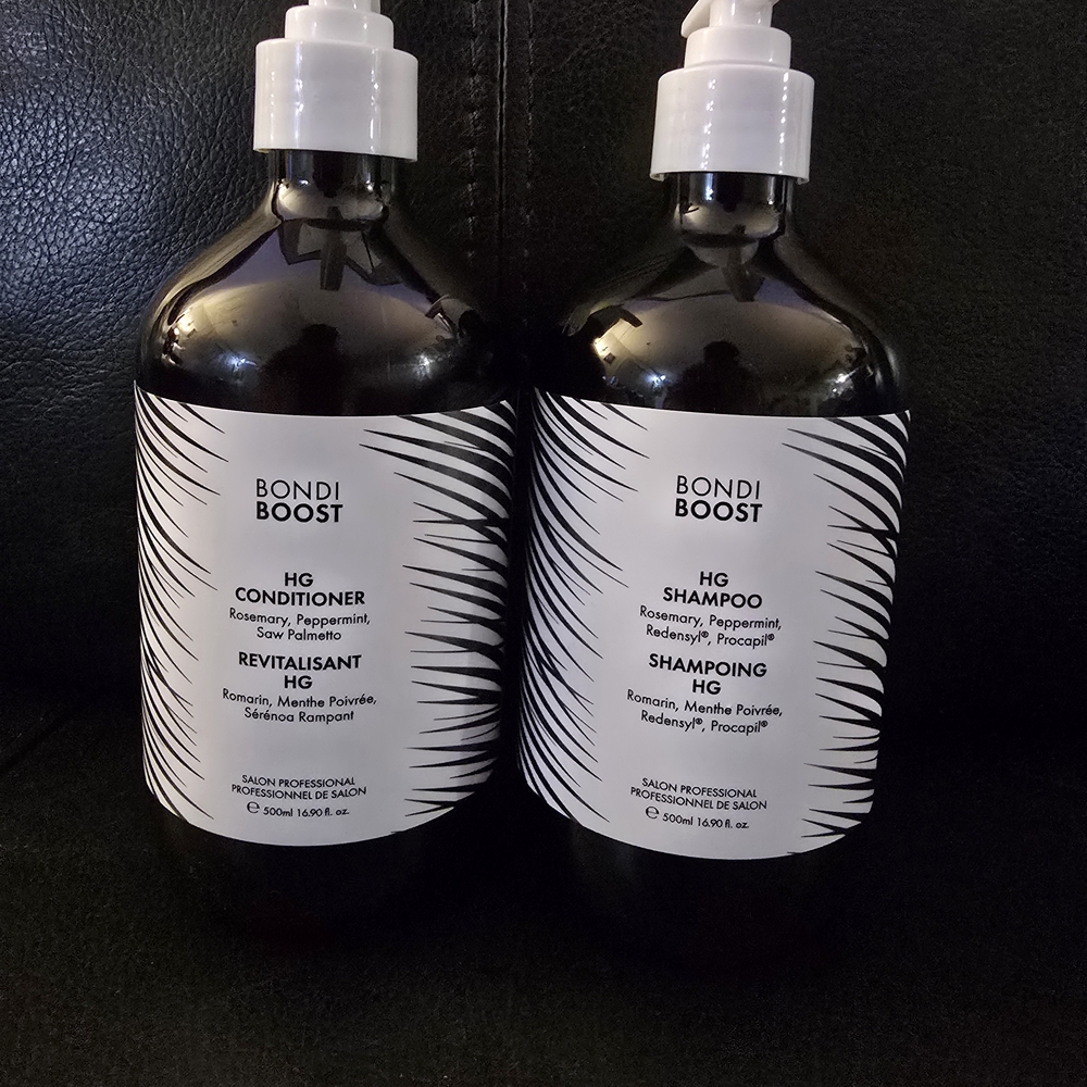 Bondi Boost HG Shampoo and Conditioner Set - Black and White